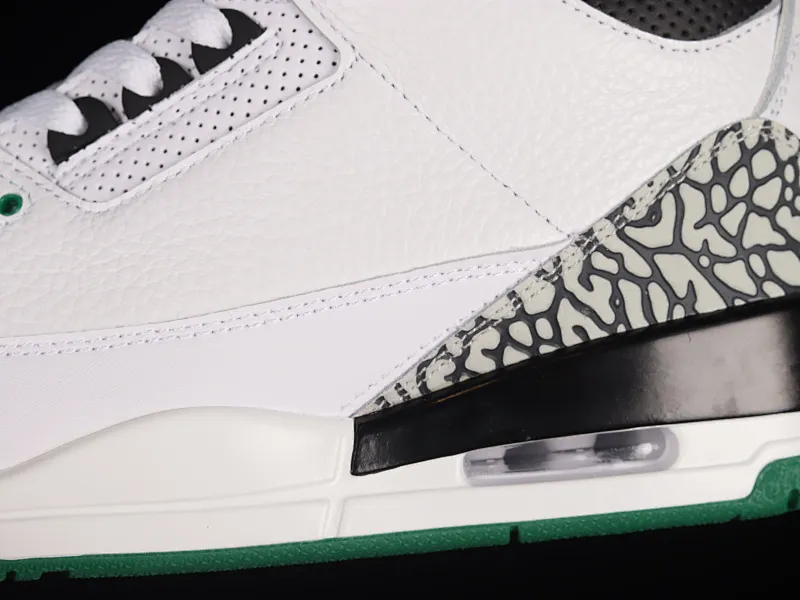 All categories Air Jordan Jordan series basketball shoes Air Jordan 3 Air Jordan 3 Retro AJ3 Joe 3 joint white and green 594282-233